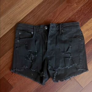 Aeropostale vintage high rise shorty, black, sz 8R